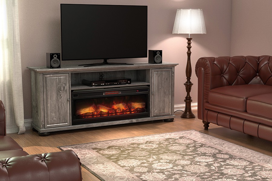 Stafford TV Console with Fireplace