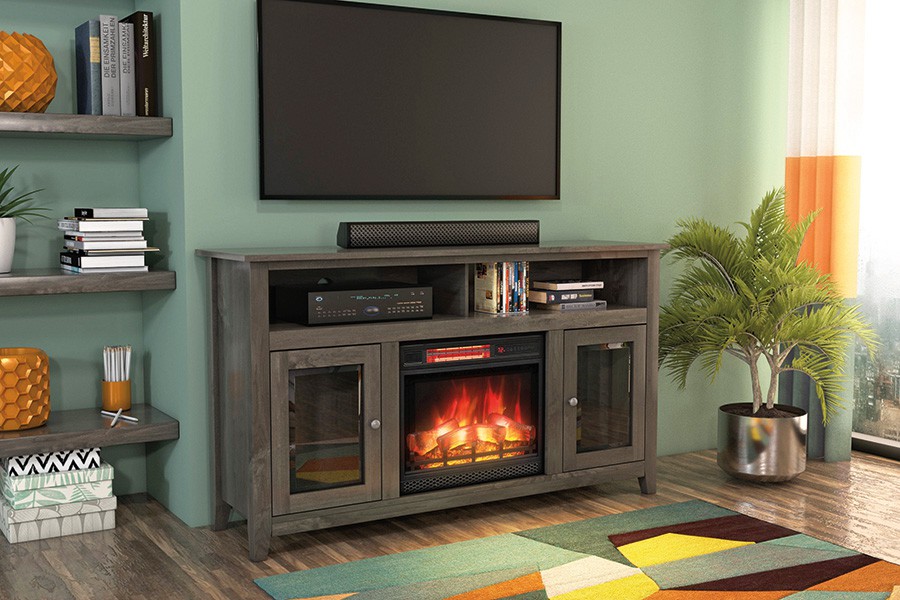 Windham TV Console with Fireplace