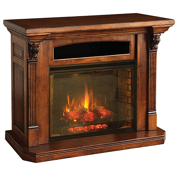 mantel fireplace console
